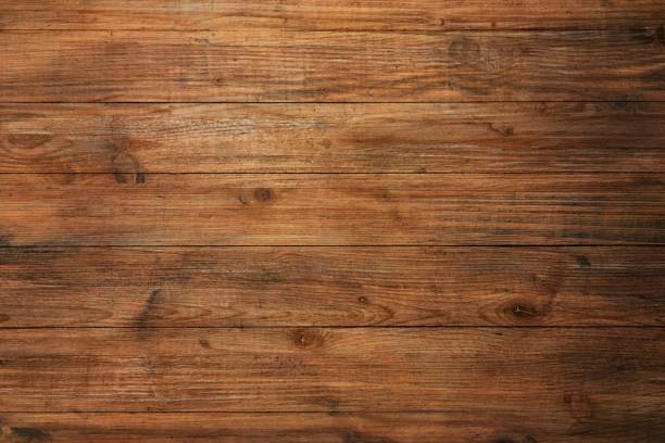 brown wood texture, dark wooden abstract background. - wood table imagens e fotografias de stock