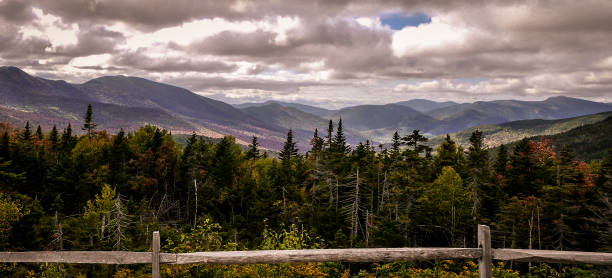 The white mountains in New Hampshire