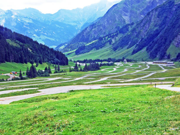 istock Military shooting range Wichlen or The shooting and training module Wichlen - Schiessplatz Wichlen oder Das Schiess- und Ausbildungsmodul Wichlen, Elm 1138008462
