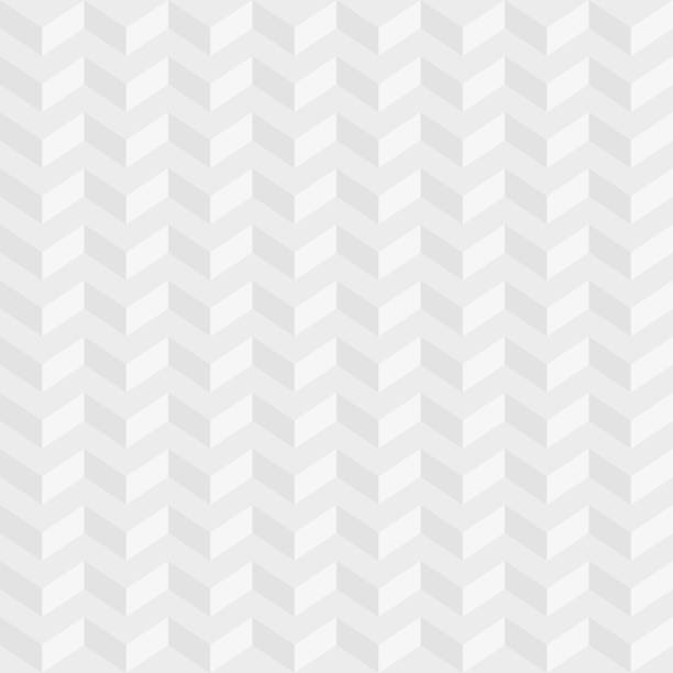 Light Gray Isometric Chevron Pattern. Neutral Seamless Herringbone Wallpaper Background. vector art illustration