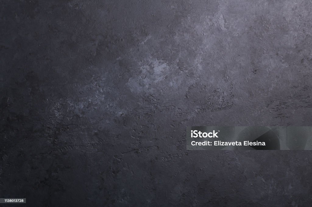 Dark stone texture background Copy space Flat lay Backgrounds Stock Photo