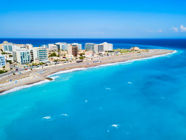 istock Rhodes island city beach, Greece 1138014133
