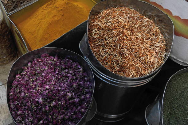 istock East market. Spice rack. 1138014575