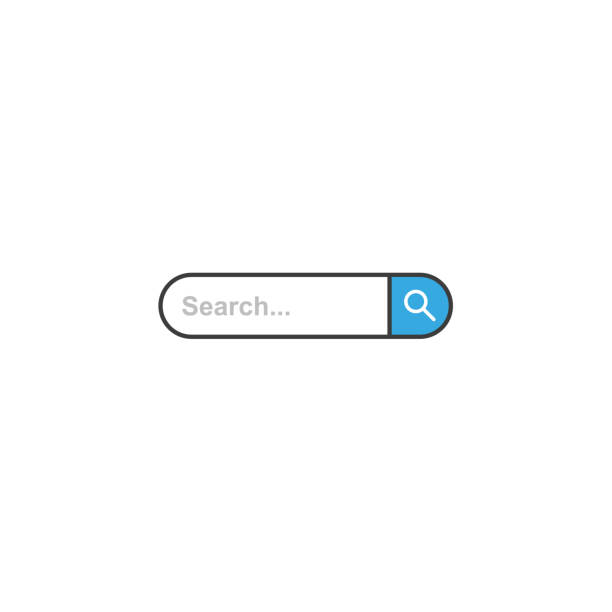 Search icon. Vector flat design Search icon. Vector flat design gymnastics equipment stock illustrations
