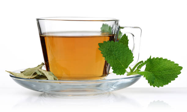 istock Melissa tea in a glass cup with lemon balm leaves 1138017851