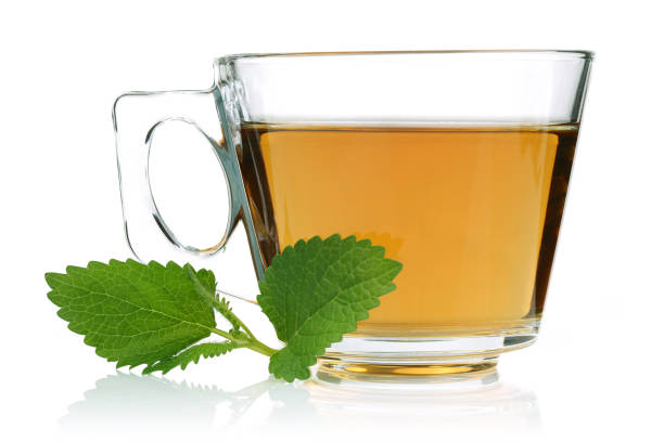 istock Melissa tea in a glass cup with lemon balm leaves 1138017900