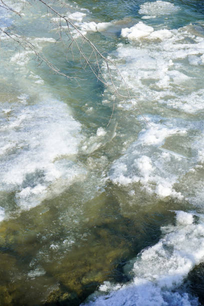 istock snowy March in Niagara falls 1138018489