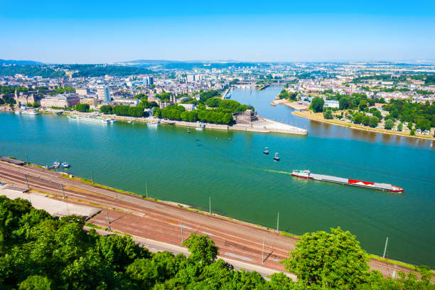 istock Koblenz city skyline in Germany 1138018592