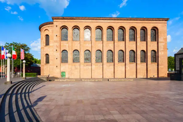 Basilica of Constantine or Aula Palatina is a Roman palace basilica at Trier city in Germany