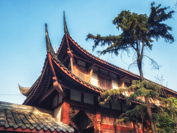 Qing Yang Gong Temple (Green Goat Palace) in Chengdu, China