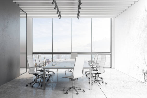 istock Hand drawn design of meeting room 1138024125