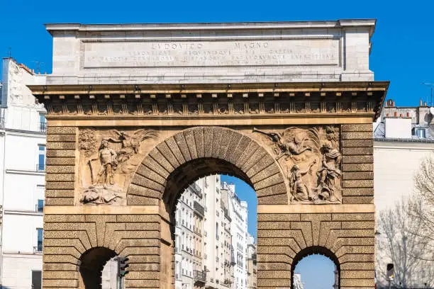 Photo of Paris, the porte Saint-Martin