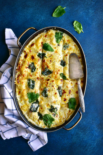 istock Homemade delicious chicken mushroom spinach lasagna 1138028343