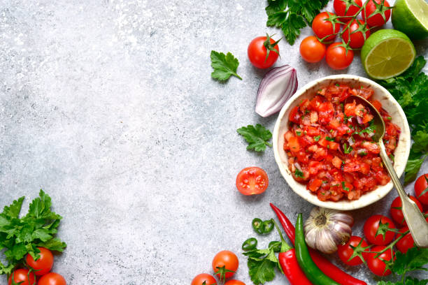 istock Tomato salsa (salsa roja) - traditional mexican sauce 1138028734