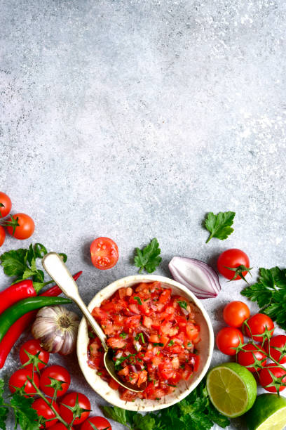 istock Tomato salsa (salsa roja) - traditional mexican sauce 1138028746