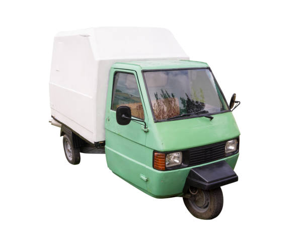 istock truck with 3 wheels 1138039377
