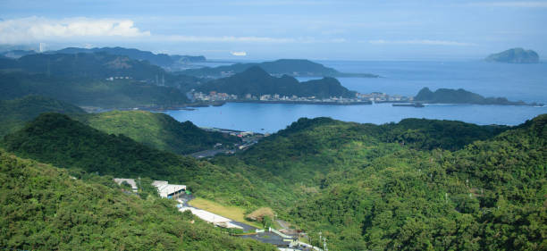 istock Panorama of Bay overlooking Jioufen 1138040929