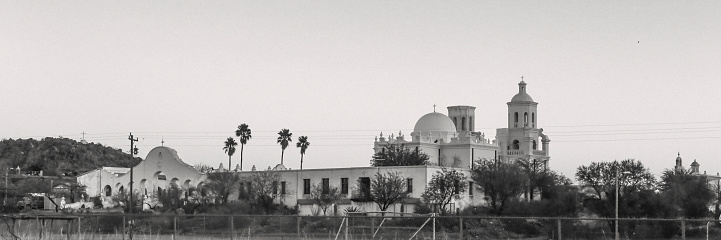 San Xavier Mission. White dove of the desert.