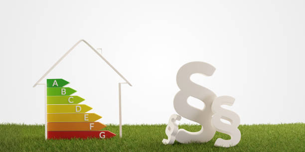 istock 3d-illustration paragraph symbol house energy efficiency 1138044677