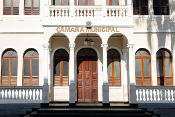 istock facade of a town hall (câmara municipal) in portuguese language 1138045068