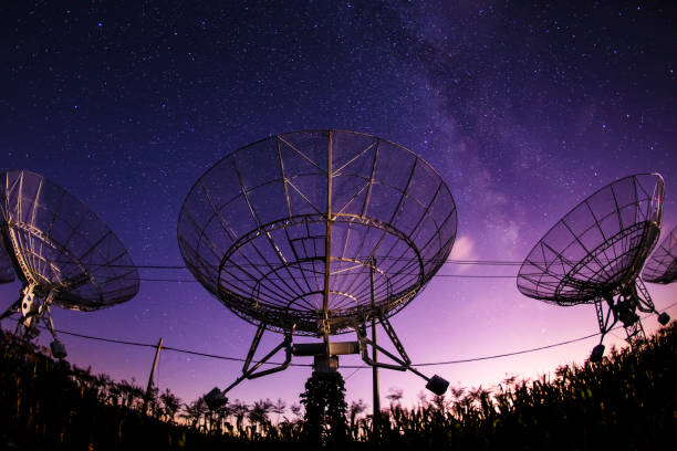 istock Radio telescopes and the Milky Way 1138048540
