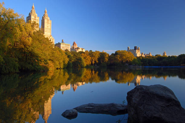 istock Central Park Lake in Autumn 1138053812