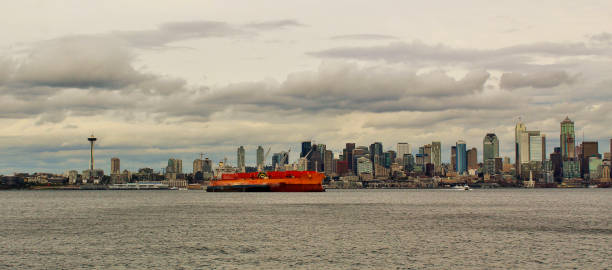 istock Seattle skyline over the Pacific Ocean 1138055555