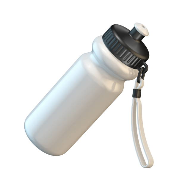 istock White sport plastic water bottle angled 3D 1138061747