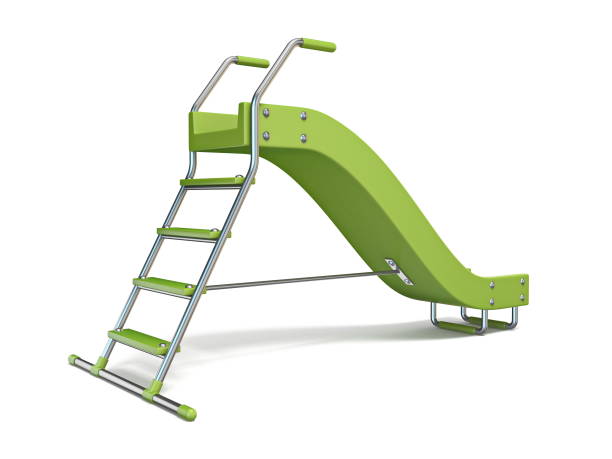 istock Green children slide 3D 1138061755