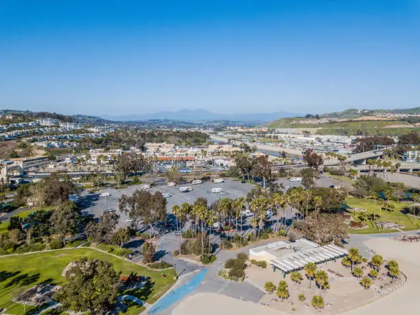 Photo of Aerial View of Doheny State Beach and Park