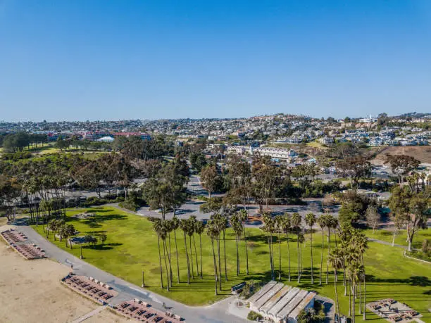 Photo of Aerial View of Doheny State Beach and Park