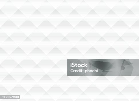 istock Abstract vector white and gray subtle lattice pattern background. Modern style with monochrome trellis. Repeat geometric grid. 1138069810