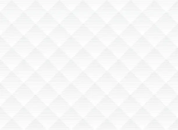 Vector illustration of Abstract vector white and gray subtle lattice pattern background. Modern style with monochrome trellis. Repeat geometric grid.