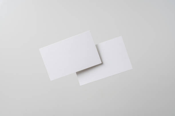 istock front view of white business card isolated on white 1138073058