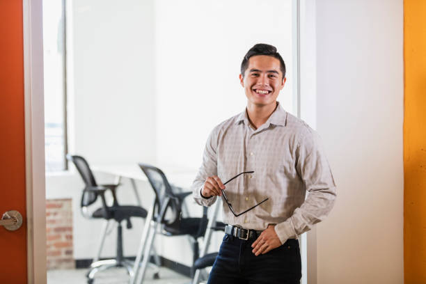 istock Young Vietnamese businessman in office 1138074184