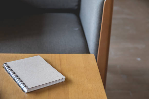 istock Book on table of brown, copy space 1138074394
