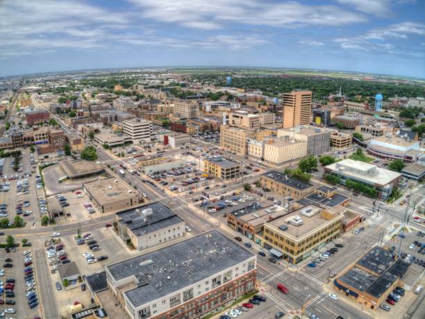 istock Fargo is a the largest City in North Dakota on the Red River 1138078106