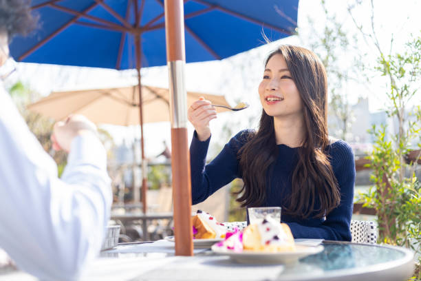 istock Woman Spending Holiday At Cafe On Open Terrace 1138086026