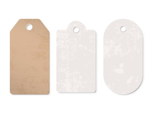 istock Price tag labels set. Vector sale cardboard paper gift blank pricetag isolated 1138087962