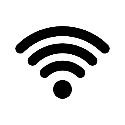 Wi-Fi internet icon. Vector wi fi wlan access, wireless wifi hotspot signal sign