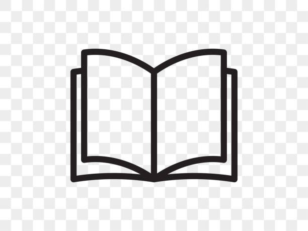 Book line vector icon. Open book reader linear web app symbol Book line vector icon. Open book reader linear web app symbol book stock illustrations