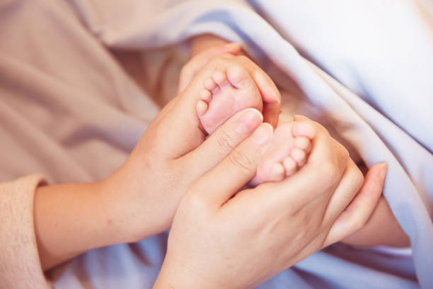 istock Newborn baby massage 1138091325