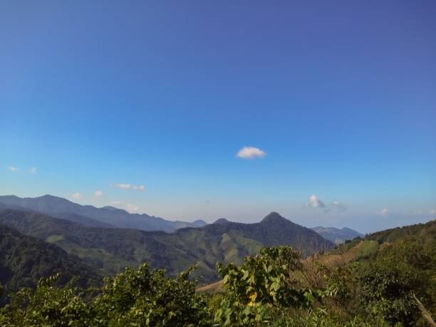 istock Beautiful mountains and blue skies 1138095130