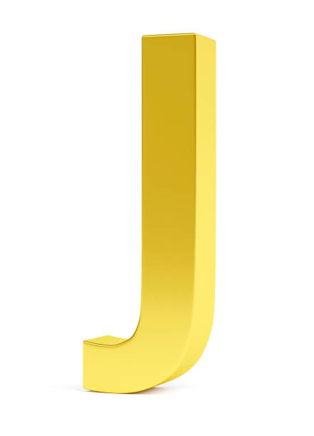 istock Golden letter J. Collection. 1138096948