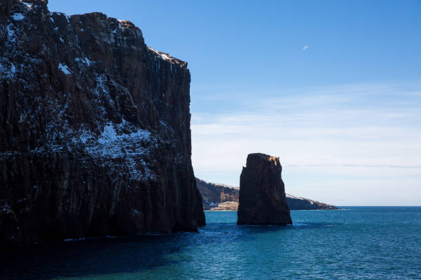 istock a big river in antartica with a waterfall 1138098406