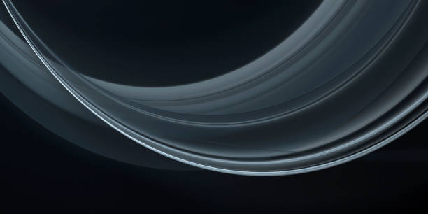 istock Abstract fractal gray-blue background with wave 1138098445
