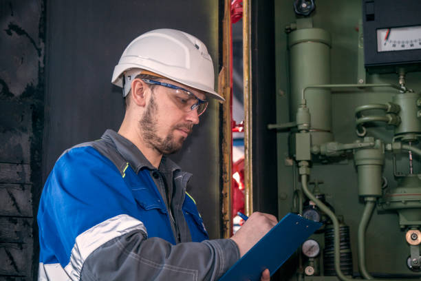 Fire Alarm controller, Fire notifier, Anti fire.System ready In the event of a fire. engineer checks the fire safety system