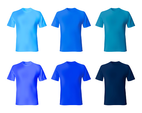 Vetores de Molde Do Projeto Da Camisa Conjunto De Homens Camiseta Azul  Marinho Cor Indigo Modelos Realistas Modelo Camisas Moda Masculina e mais  imagens de Camiseta - iStock