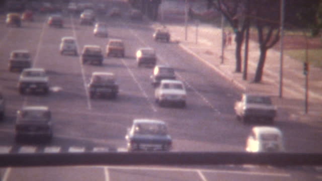 Buenos Aires Street Traffic 1973