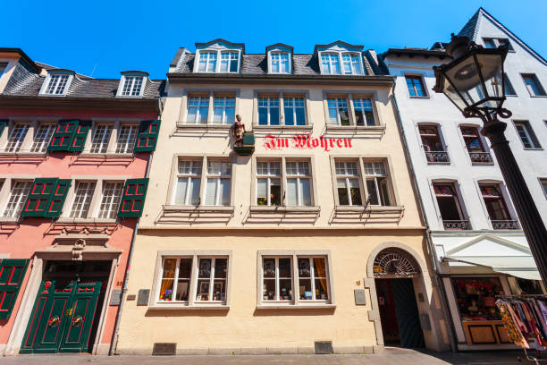 BONN, GERMANY - JUNE 29, 2018: Beethoven House or Beethoven-Haus is a memorial site, museum and cultural institution in Bonn, Germany